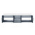 Lexora LVG80DB200 Geneva 80 in. W Dark Grey Wall Mount Double Sink Vanity Cabinet and White Quartz Top