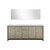 Lexora LVLF80DRA310 Lafarre 80 inch W x 20 in D Rustic Acacia Double Sink Vanity Cabinet, Cultured Marble Top and 70 in Mirror