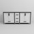 Lexora Ziva 80 inch W White Double Sink Vanity Cabinet and White Quartz Top