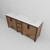 Lexora LVZV80DN200 Ziva 80 inch W Rustic Barnwood Double Sink Vanity Cabinet and White Quartz Top