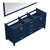 Lexora LJ342280DE00M30 Jacques 80 in. W Navy Blue Double Sink Vanity Cabinet and 30 in. Mirrors