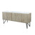 Lexora LVLY80DRA300 Lancy 80 inch W x 20 in D Rustic Acacia Double Sink Vanity Cabinet and Cultured Marble Top