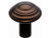 Top Knobs M1473 MCB Aspen Button Cabinet Knob 1 1/4" - Mahogany Bronze