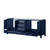 Lexora LJ342280DE00000 Jacques 80 in. W Navy Blue Double Sink Vanity Cabinet