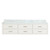 Lexora LVC80DA100 Castor 80 inch W White Double Sink Wall Hung Vanity Cabinet and Carrara Marble Top