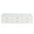 Lexora Castor 80 inch W White Double Sink Wall Hung Vanity Cabinet and Carrara Marble Top