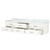 Lexora LVC80DA100 Castor 80 inch W White Double Sink Wall Hung Vanity Cabinet and Carrara Marble Top