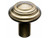 Top Knobs M1471 LB Aspen Button Cabinet Knob 1 1/4" - Light Bronze