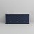 Lexora LVD80DE300 Dukes 80 in. W Navy Blue Double Sink Vanity Cabinet and Cultured Marble Top