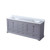 Lexora Dukes 80 in. W Dark Grey Double Sink Vanity Cabinet and Cultured Marble Top