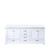 Lexora LVD80DA300 Dukes 80 in. W White Double Sink Vanity Cabinet and Cultured Marble Top