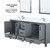 Lexora  LVZV80DB301 Ziva 80 in W x 22 in D Dark Grey Double Bath Vanity, Cultured Marble Top and Faucet Set