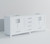 Lexora Jacques 80 in. W White Bath Vanity Cabinet and Cultured Marble Top