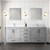 Lexora  LVJ80DD300 Jacques 80 in. W x 22 in. D Distressed Grey Bath Vanity and Cultured Marble Top