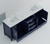 Lexora LJ342280DEDS000 Jacques 80 in. W Navy Blue Double Sink Vanity Cabinet and Carrara Marble Top
