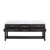 Lexora LVN80DJ100 Norwalk 80 inch W Black Oak Double Sink Vanity Cabinet and Carrara Marble Top