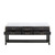 Lexora Norwalk 80 inch W Black Oak Double Sink Vanity Cabinet and Carrara Marble Top