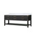 Lexora Norwalk 80 inch W Black Oak Double Sink Vanity Cabinet and Carrara Marble Top