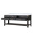 Lexora LVN80DJ100 Norwalk 80 inch W Black Oak Double Sink Vanity Cabinet and Carrara Marble Top