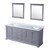 Lexora LVD80DB310 Dukes 80 in. W Dark Grey Double Sink Vanity Cabinet, Cultured Marble Top, and 30 in. Mirrors Lexora LVD80DB310 Dukes 80 in. W Dark Grey Double Sink Vanity Cabinet, Cultured Marble Top, and 30 in. Mirrors