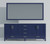 Lexora LVJ80DE310 Jacques 80 in. W Navy Blue Bath Vanity Cabinet, Cultured Marble Top, and 30 in. Mirror