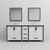Lexora LVZV80DA211 Ziva 80 inch W White Double Sink Vanity Cabinet, White Quartz Top, Faucet Set and 30 in Mirrors