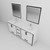 Lexora Ziva 80 inch W White Double Sink Vanity Cabinet, White Quartz Top, Faucet Set and 30 in Mirrors