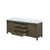 Lexora LVM80DK300 Marsyas 80 inch W Rustic Brown Double Sink Vanity Cabinet and Cultured Marble Countertop