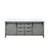 Lexora Marsyas 80 inch W Ash Grey Double Sink Vanity Cabinet and Cultured Marble Countertop
