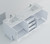 Lexora LVJ80DA101 Jacques 80 in. W White Double Sink Vanity Cabinet, Carrara Marble Top, and Faucet Set