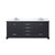 Lexora LVD80DG301 Dukes 80 in. W Espresso Double Sink Vanity Cabinet, Cultured Marble Top, and Faucet Set
