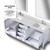 Lexora Jacques 80 in. W White Bath Vanity Cabinet, Cultured Marble Top, Faucet Set, and 30 in. Mirror