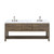 Lexora LVN80DR101 Norwalk 80 inch W Grey Oak Double Sink Vanity Cabinet, Carrara Marble Top, and Faucet Set