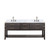 Lexora Norwalk 80 inch W Brown Oak Double Sink Vanity Cabinet, Carrara Marble Top, and Faucet Set