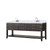 Lexora Norwalk 80 inch W Brown Oak Double Sink Vanity Cabinet, Carrara Marble Top, and Faucet Set