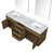 Lexora  LVA80DR110 Abbey 80 in W x 22 in D Grey Oak Double Bath Vanity, Carrara Marble Top, and 36 in Mirrors