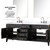 Lexora  LVL80DJ101 Laurel 80 in W x 22 in D Black Oak Double Bath Vanity, Carrara Marble Top, and Faucet Set