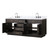 Lexora LVA80DK101 Abbey 80 inch W Brown Oak Double Sink Vanity Cabinet, Carrara Marble Top, and Faucet Set