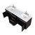 Lexora Abbey 80 inch W Black Oak Double Sink Vanity Cabinet, Carrara Marble Top, and Faucet Set
