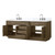 Lexora LVA80DR101 Abbey 80 inch W Grey Oak Double Sink Vanity Cabinet, Carrara Marble Top, and Faucet Set