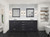 Lexora LVD80DG311 Dukes 80 in. W Espresso Double Sink Vanity Cabinet, Cultured Marble Top, Faucet Set, and 30 in. Mirrors