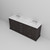 Lexora Dukes 80 in. W Espresso Double Sink Vanity Cabinet, Carrara Marble Top, and Faucet Set
