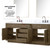 Lexora  LVA80DR111 Abbey 80 in W x 22 in D Grey Oak Double Bath Vanity, Carrara Marble Top, Faucet Set, and 36 in Mirrors