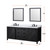 Lexora Marsyas 80 inch W Brown Double Sink Vanity Cabinet, Cultured Marble Countertop, Faucet Set and 30 in Mirrors