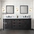 Lexora LVM80DC311 Marsyas 80 inch W Brown Double Sink Vanity Cabinet, Cultured Marble Countertop, Faucet Set and 30 in Mirrors