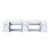 Lexora Geneva 84 in. W Glossy White Wall Mount Double Sink Vanity Cabinet and White Quartz Top