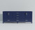 Lexora LJ342284DE00000 Jacques 84 in. W Navy Blue Double Sink Vanity Cabinet