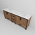 Lexora Ziva 84 inch W Rustic Barnwood Double Sink Vanity Cabinet and White Quartz Top
