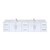Lexora LVG84DM101 Geneva 84 in. W Glossy White Wall Mount Double Sink Vanity Cabinet, Carrara Marble Top, and Faucet Set