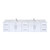 Lexora Geneva 84 in. W Glossy White Wall Mount Double Sink Vanity Cabinet, Carrara Marble Top, and Faucet Set